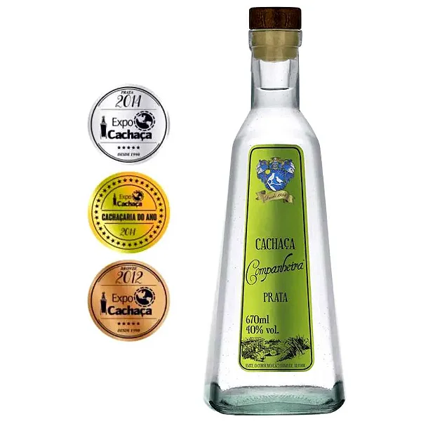 CACHACA COMPANHEIRA PRATA 670ML