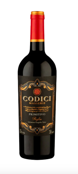 V CODICI PRIMITIVO PUGLIA ITA 750ML