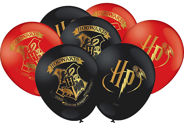 Balão Especial 9 Polegadas - Harry Potter - 25 unidades