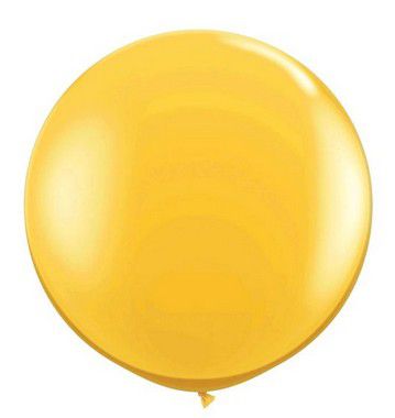 Balão Bexiga Gigante Látex Big Balão - Amarelo 01 Unid.