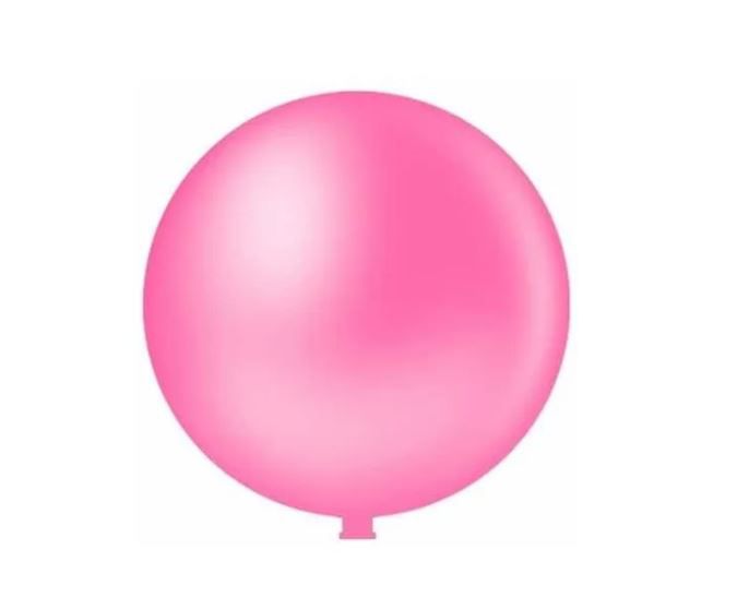 Balão Bexiga Gigante Látex Big Balão - Rosa 01 Unid.