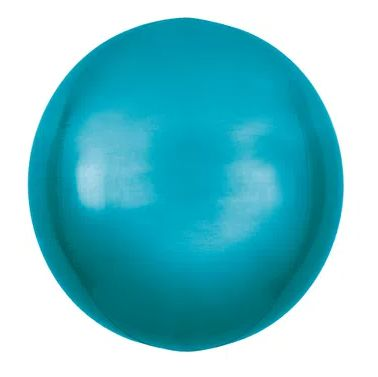 Balão Metalizado Bolha Azul - 45cm