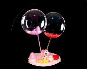Mini Bubble - Topo de Bolo - Rosa Pink - 1 Unidade