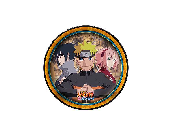 Prato de Papel - Naruto - 8 unidades