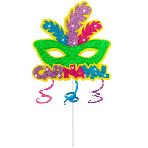 Topo de Bolo 3D Carnaval- Piffer - Clube das Festas