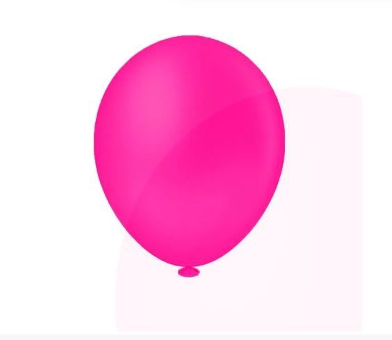 Pacote 9  pol 50 Balões - Pic pic - Pink
