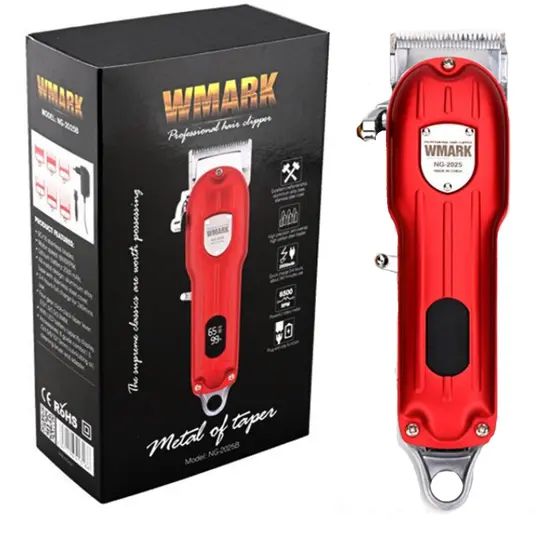 Máquina de Cortar Cabelo Wmark - NG 2025 - A Vermelhinha