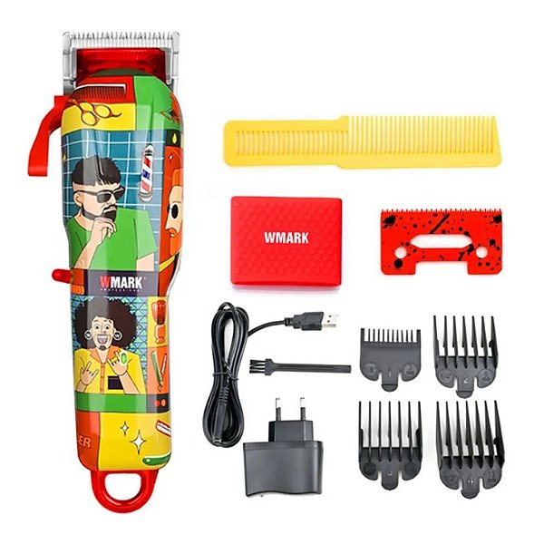 Máquina de Corte Profissional NG 128 - Cartoon Barber - Bivolt - Wmark