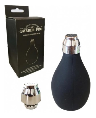 Borrifador de Talco Talqueira Importado Bombinha de Silicone p Barbearia Salão