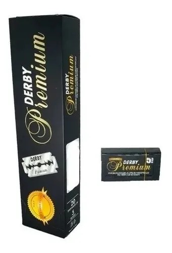 Derby Premium 10 Caixas Compridas 200 Caixinhas c 5 Lâminas: Total: 1000 Lâminas