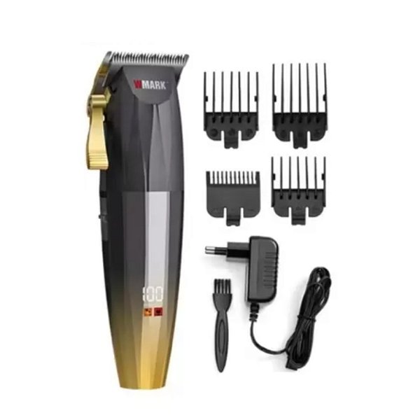 Máquina De Cortar Cabelo Wmark Ng 222 Profissional - Prata ou Dourada