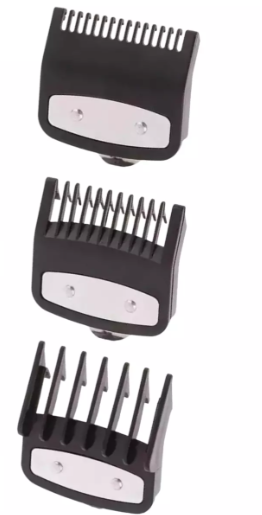Pentes de Disfarce com Trava de Metal Altura Guarda 1/2 1 1 1/2 Tru Barber