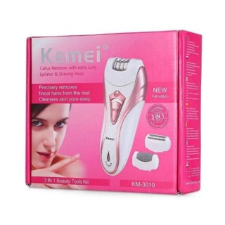 Depilador Elétrico Sem Fio 3 Em 1 - Kemei - Km 3010 - Bivolt