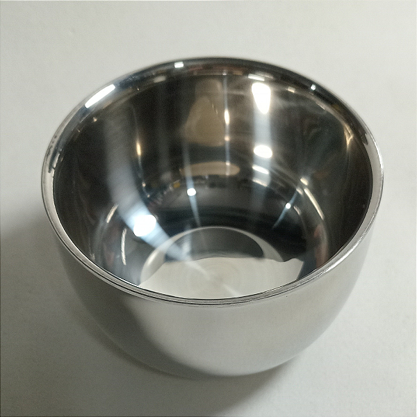 Cumbuca Saboeira Metálica Inox para Barba Barbeiro Barbearia