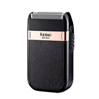 Barbeador Shaver Kemei Clássico Elétrico Sem Fio 2 Lâminas KM-2024