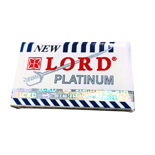 Lâminas Lord Platinum 150 Unidades – 3 Cartelas (300 Meias Lâminas) Original