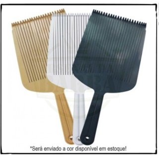 Pente Quadrado Afro Black Nivelador com Nível