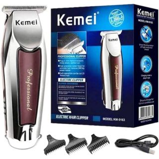 Máquina de Acabamento Contorno Pezinho Barba Depilação Zero - Kemei - KM 9163 - Bivolt