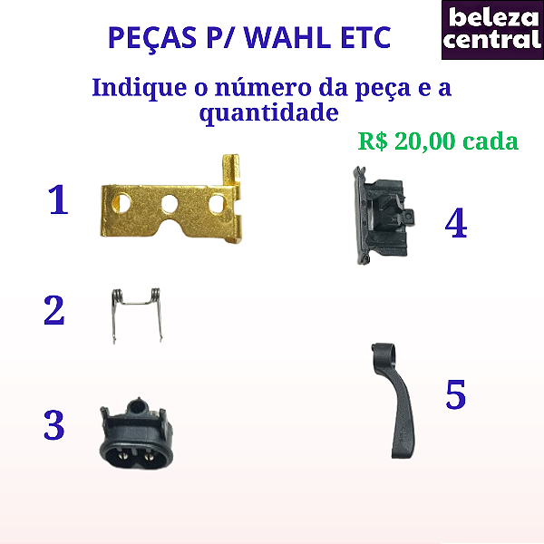 Peças para Máquinas Wahl e Similares - Kemei - Wmark