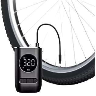 Bomba de Ar Encher Pneu Carro Moto Bike - Bateria Lítio - Sem Fio - USB
