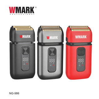Novo Barbeador Wmark Shaver 2 em 1 Corta Pelos Longos e Rapa Zero - NG 986