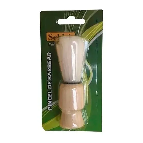 Pincel de Barba Barbear Cabo de Madeira Qualidade Sekich - Promoção - 2 Unidades