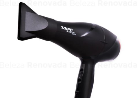 Secador De Cabelo Taiff Black Ion Profissional Original - 2000 W - 220 v - (110 v > consulte-nos)