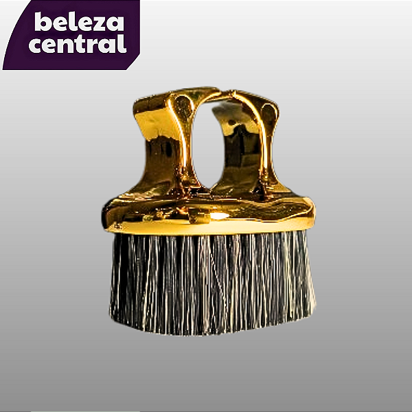Escova de Disfarce de Dedo Dourada para Barbeiro