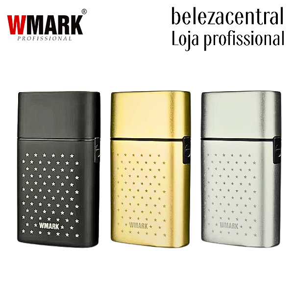 Barbeador Shaver Profissional Duas Telas Alta Velocidade Rapa Zero Efeito Navalha Wmark NG 998