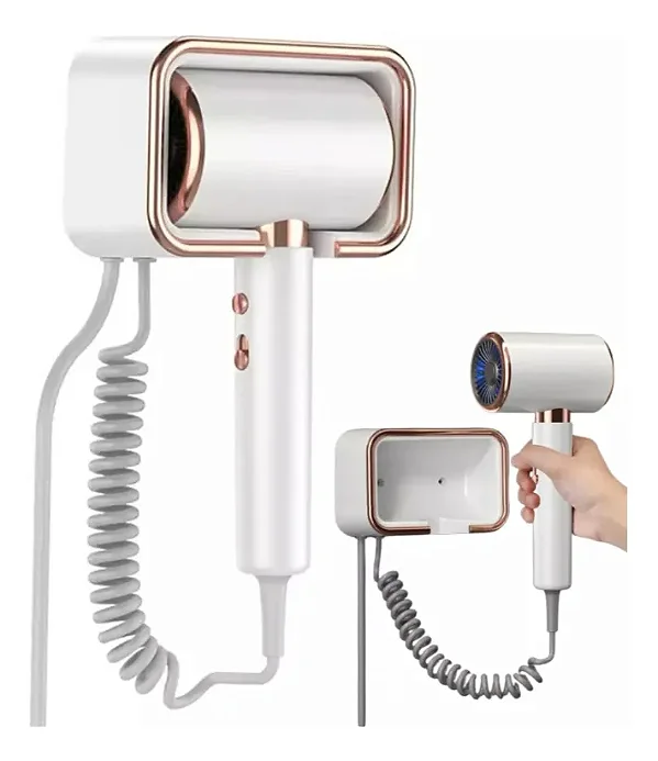 Secador de Parede Hotel Motel 1200 Watts - 3 Velocs - Quente / Frio - Benedita - 110 ou 220v