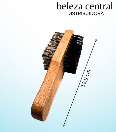 2 Unidades Escovinha Dupla de Disfarce e Alinhar Barba - 12,5 cm