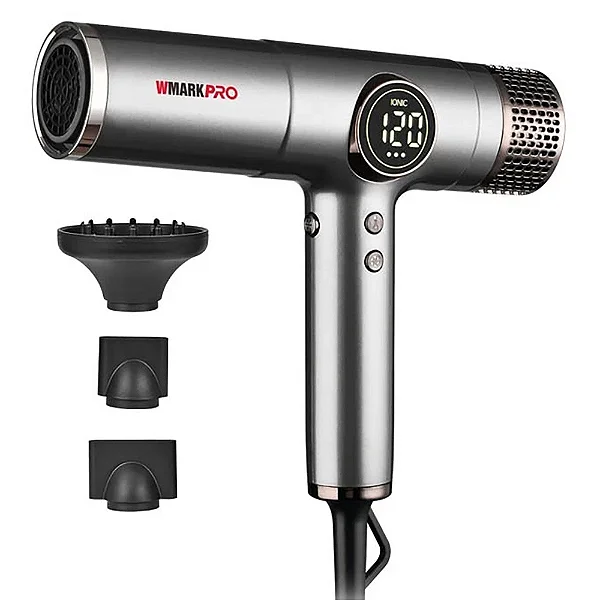 Secador de Cabelo Profissional Wmark NG-9117 2000W Bivolt Motor Brushless com Íons Negativos e Secagem Rápida