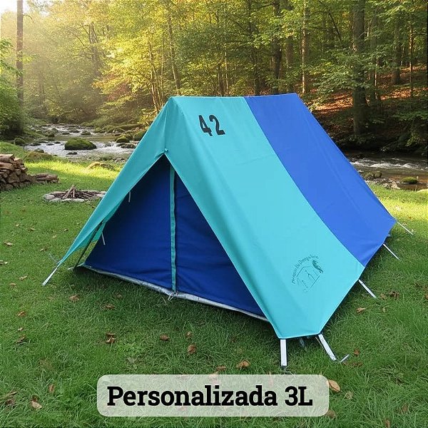 Lote Barraca Camping Canadense 3L Personalizada Gripa Tents ***SOB ENCOMENDA PRÉVIA***