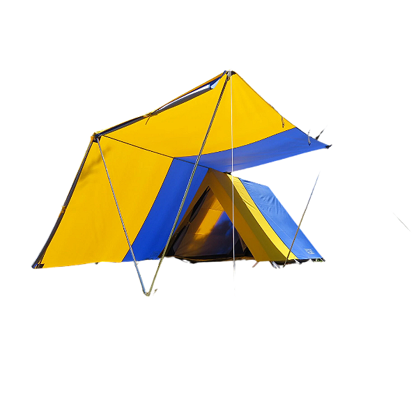 Barraca de Camping Modelo Canadense Natura 5 Lugares Com Avance/Extensão Lateral (Varanda Fechada e Kit Pé Direito) Personalizada / Customizada / Coloridas / Silcadas / Estampadas Gripa Tents Especial Diversas Cores