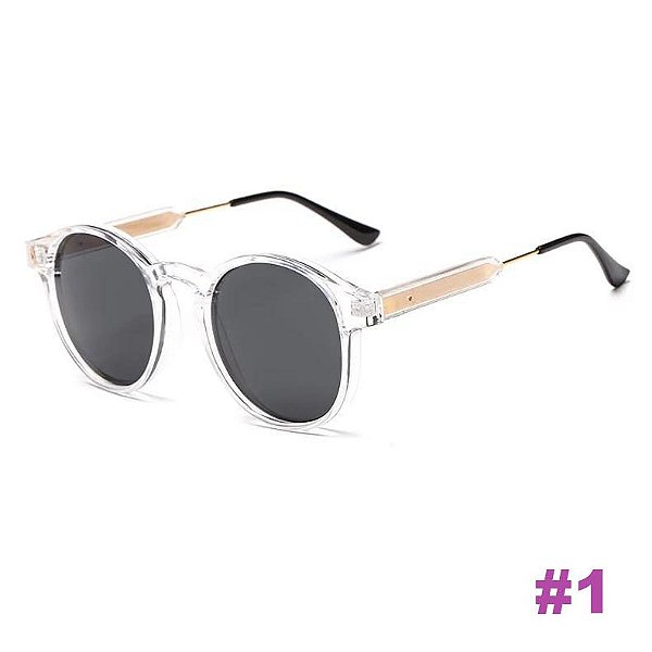 Óculos de Sol Clássicos Redondo, Proteção Contra UV400 - XDshoes