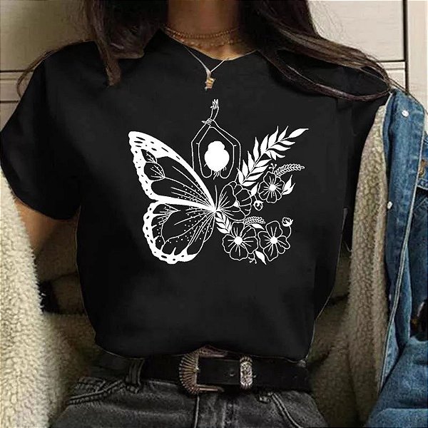 Camiseta feminina estampada