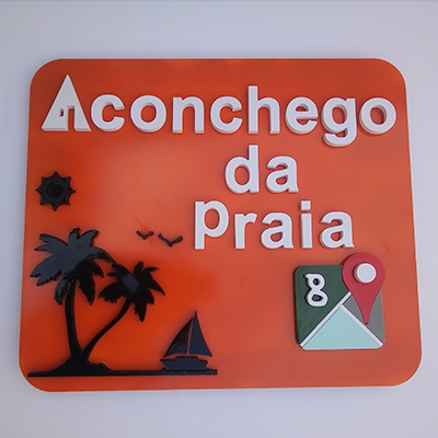 placa comunicação visual em pvc expandido
