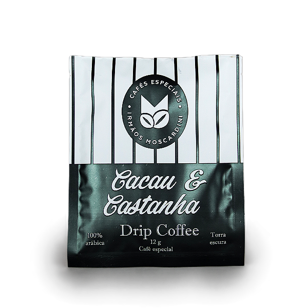 Café Drip Cacau e Castanhas Moscardini