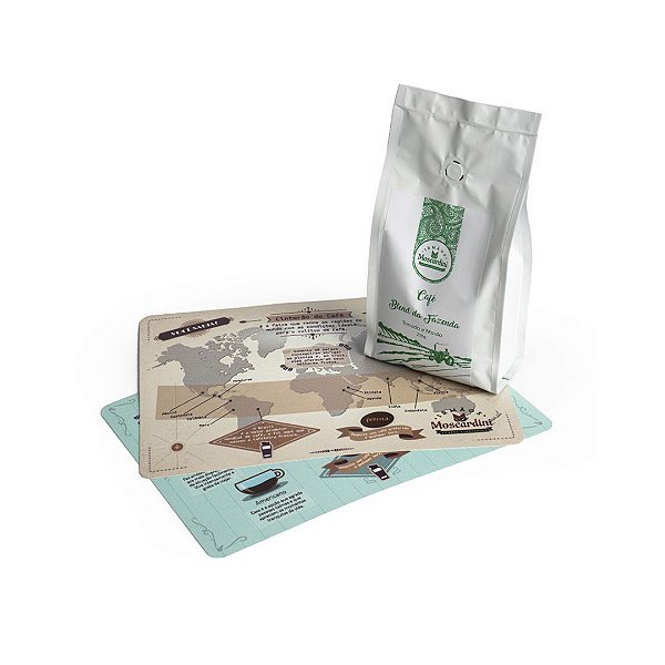 Kit Café Blend da Fazenda 500g + 2 Jogos Americanos