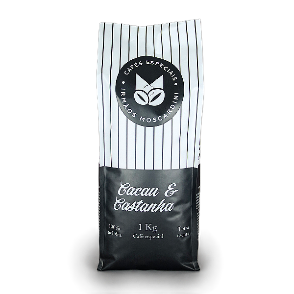 Café Cacau e Castanhas 1 Kg - Café Moscardini