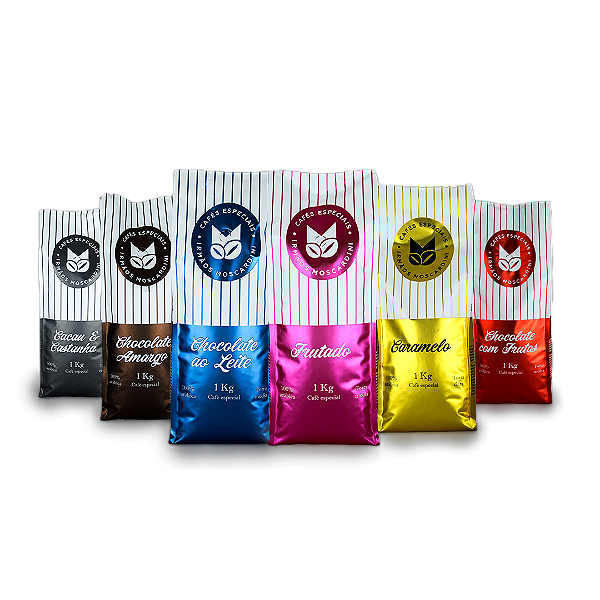 Kit Cafés Moscardini 1Kg - Linha Specialty GRÃOS