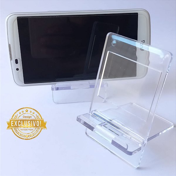 100 Peças Suporte de Mesa para Celular com Foto 4x5cm - SEM PERSONALIZAÇÃO