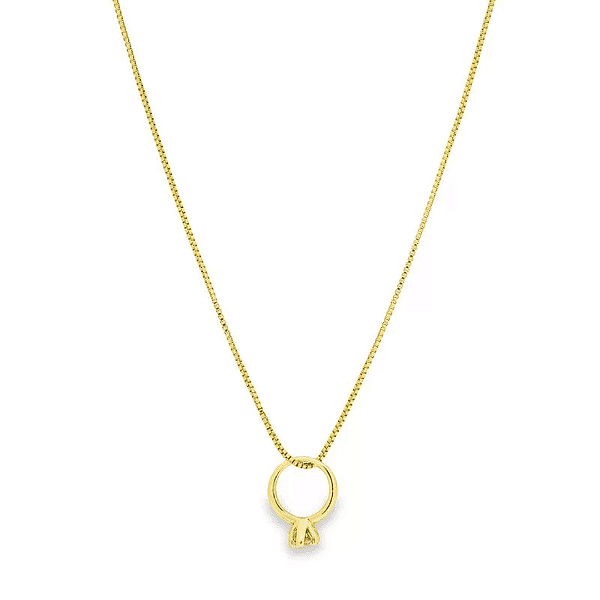 Colar com Pingente Solitário Sophia