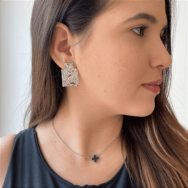 Brinco Quadrado Charlotte