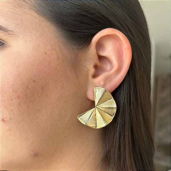 Brinco Meio Leque Beatriz