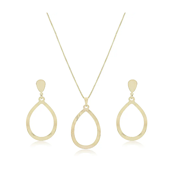 Conjunto Colar e Brinco  Gabriela