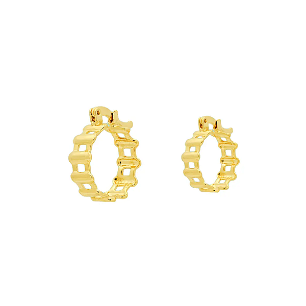 Brinco de Argola Trançada Elisa