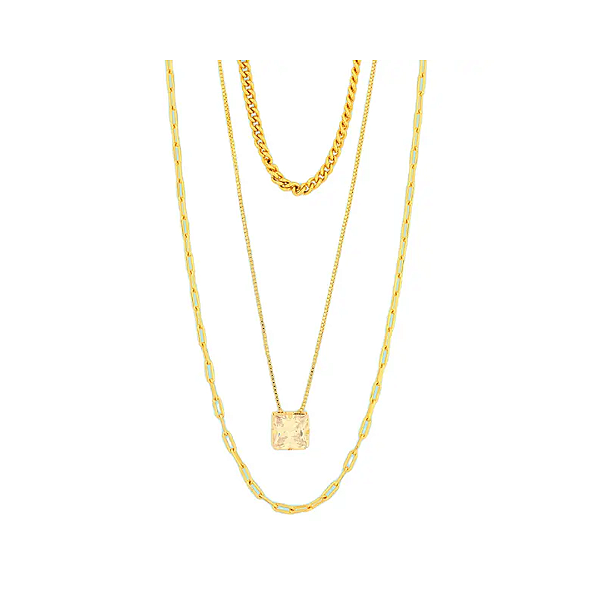 Mix Triplo de Colares Luna