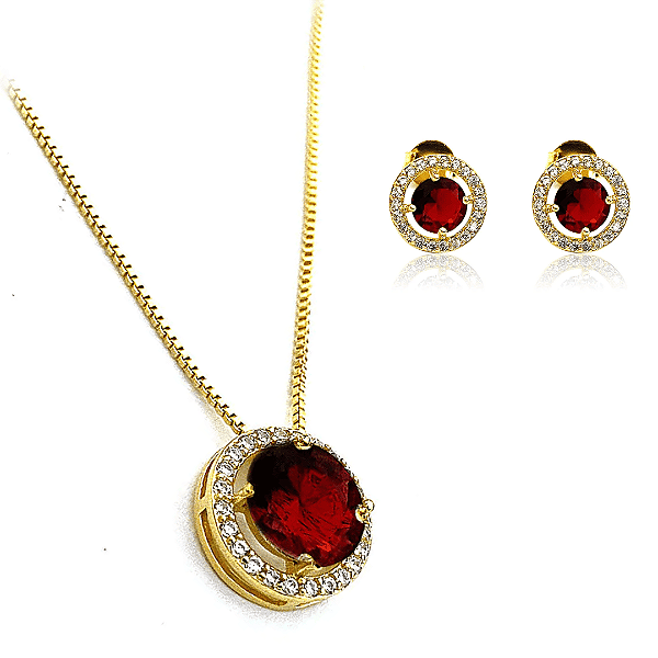 Conjunto Colar & Brinco May