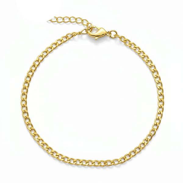 Pulseira Elo Grumet Banhada a Ouro Isis
